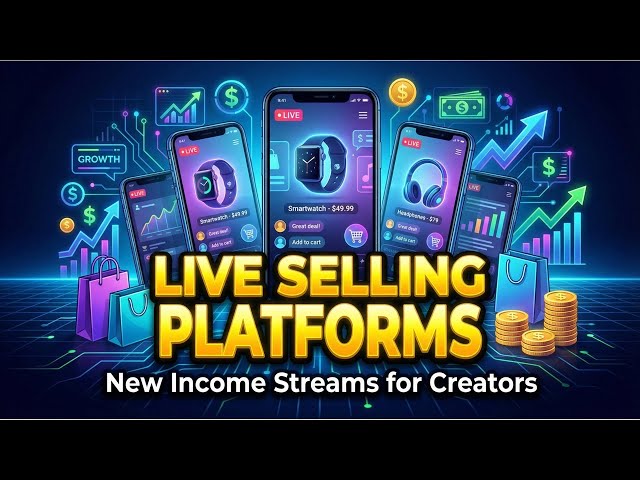 Video thumbnail for How Live Selling Platforms Are Creating New Income Streams for Creators 📱