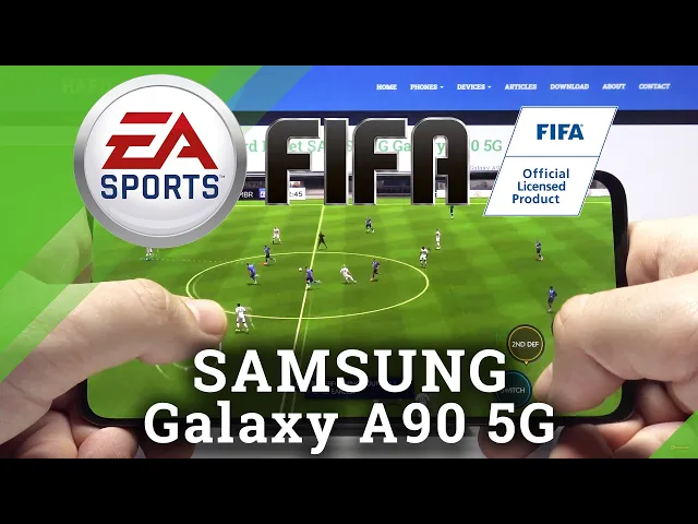 Video thumbnail for Samsung Galaxy A90 5G - Fifa Mobile | High Graphics & VS Attack Mode