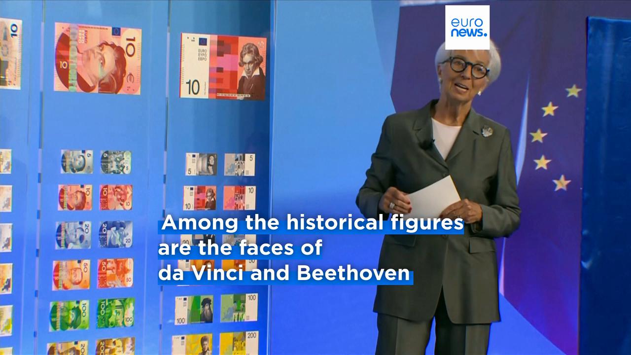 Video thumbnail for Opera icons or birds? Europeans invited to pick new euro banknotes