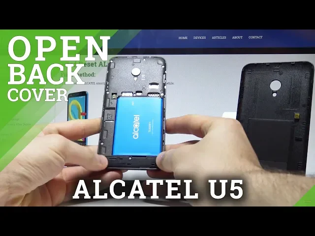 Video thumbnail for How to Remove Battery in ALCATEL U5 |HardReset.info