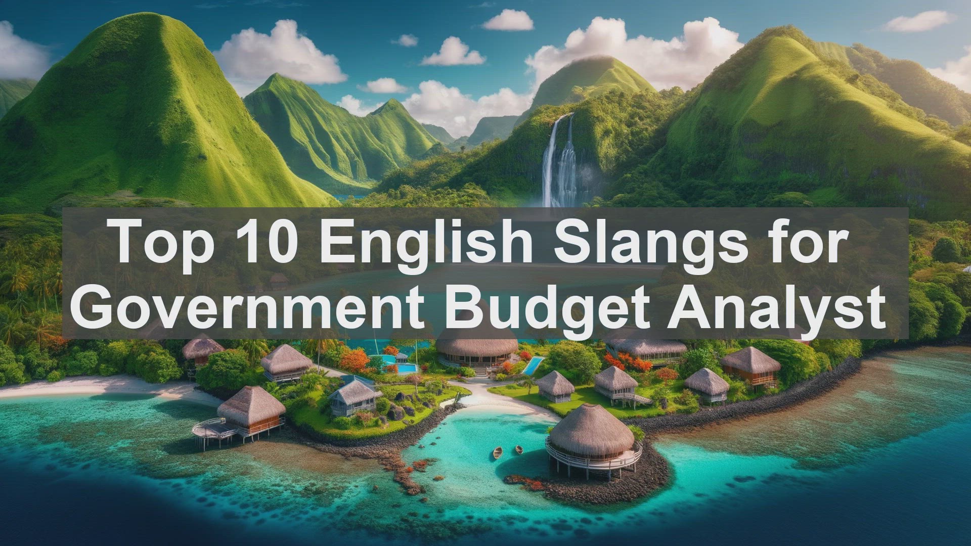 'Video thumbnail for Top 10 English Slangs for Government Budget Analyst'