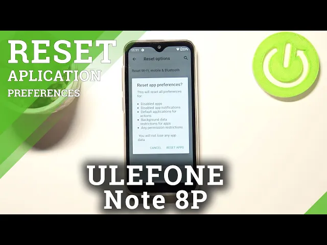 Video thumbnail for How to Reset App Preferences in ULEFONE Note 8P – Restore Apps Preferences