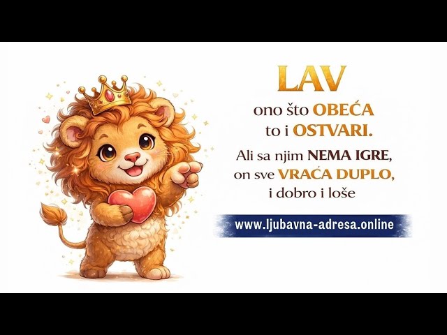 LAV ono što OBEĆA to i  OSTVARI. Ali sa njim NEMA IGRE, on sve VRAĆA DUPLO, i dobro i loše.