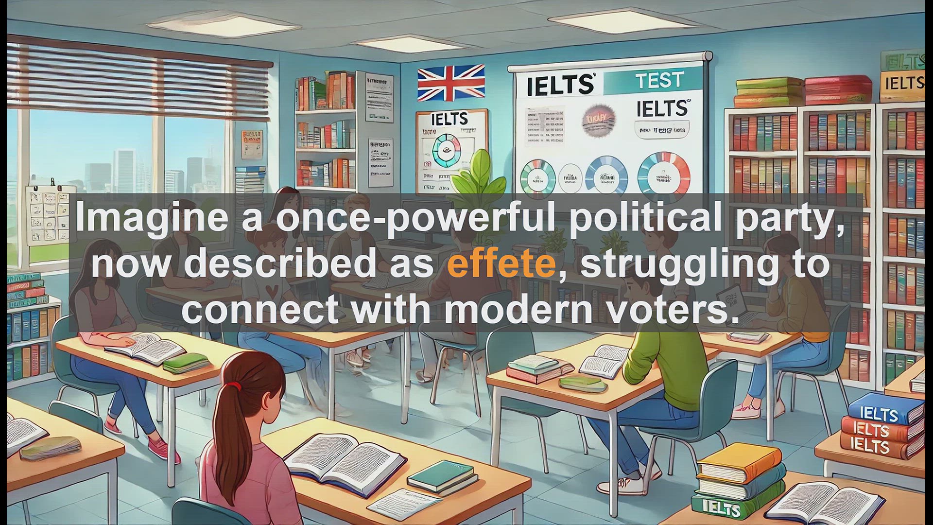 'Video thumbnail for 5000 Must Know IELTS 8.0 Vocabulary - Effete: Understanding a Word of Decline and Weakness'
