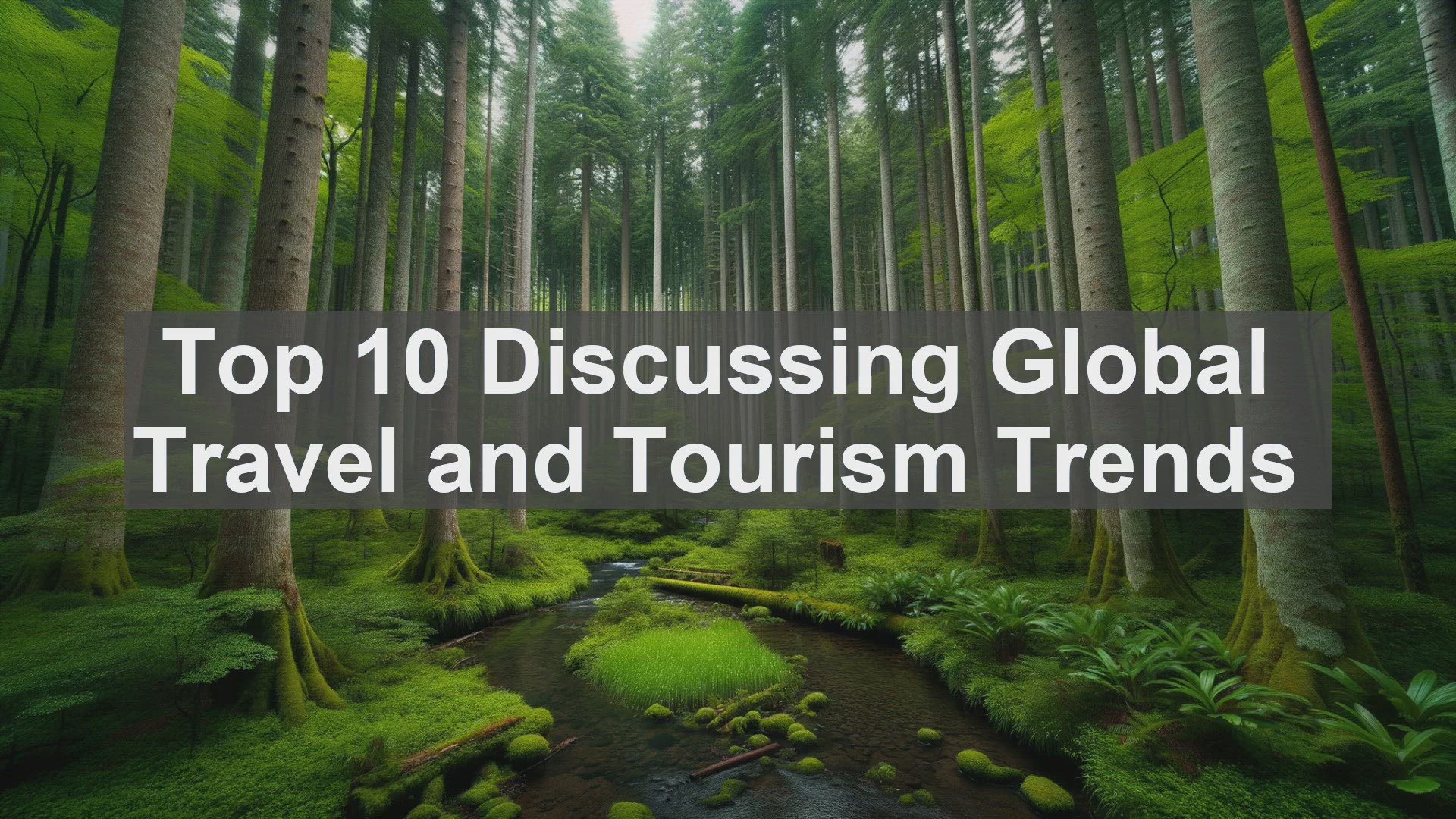 'Video thumbnail for Top 10 Discussing Global Travel and Tourism Trends'