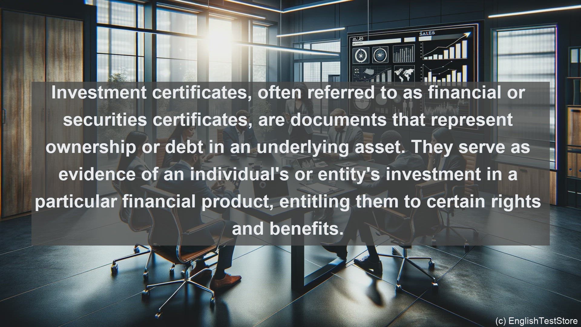 'Video thumbnail for Investment certificates in economics and finance'
