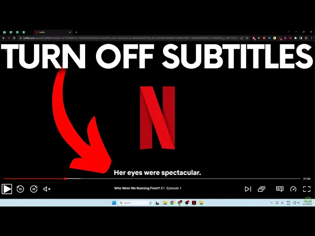 Video thumbnail for How to Turn Off Subtitles on Netflix - Remove Captions on Netflix #netflix