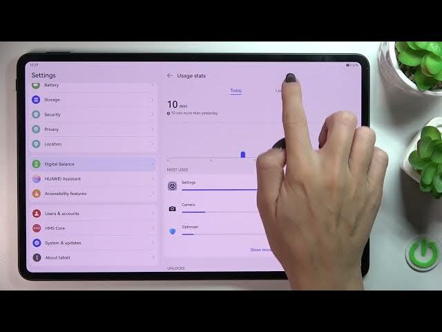 Video thumbnail for How to Check Total Time Spent on HUAWEI MatePad Pro 12.6 – Screen Usage