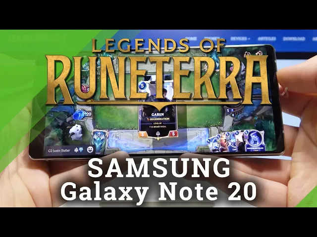 Video thumbnail for How to Play Legends of Runeterra on SAMSUNG Galaxy Note 20 – Gameplay