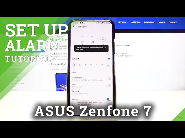 Video thumbnail for Change Alarm Clock Settings - ASUS Zenfone 7 and Alarm Clock