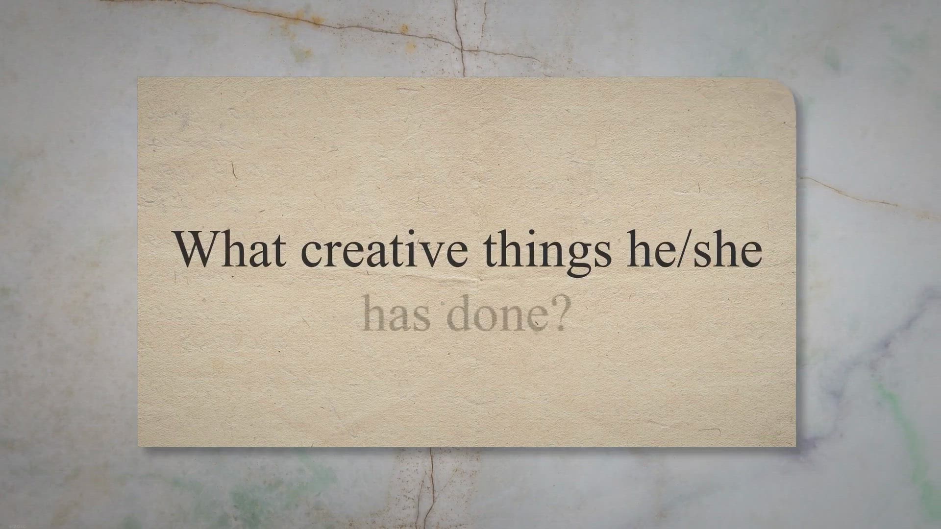 Video thumbnail for Describe a creative person whose work you admire IELTS cue card