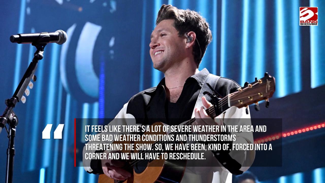 Video thumbnail for Niall Horan and Thomas Rhett push back concert by a day