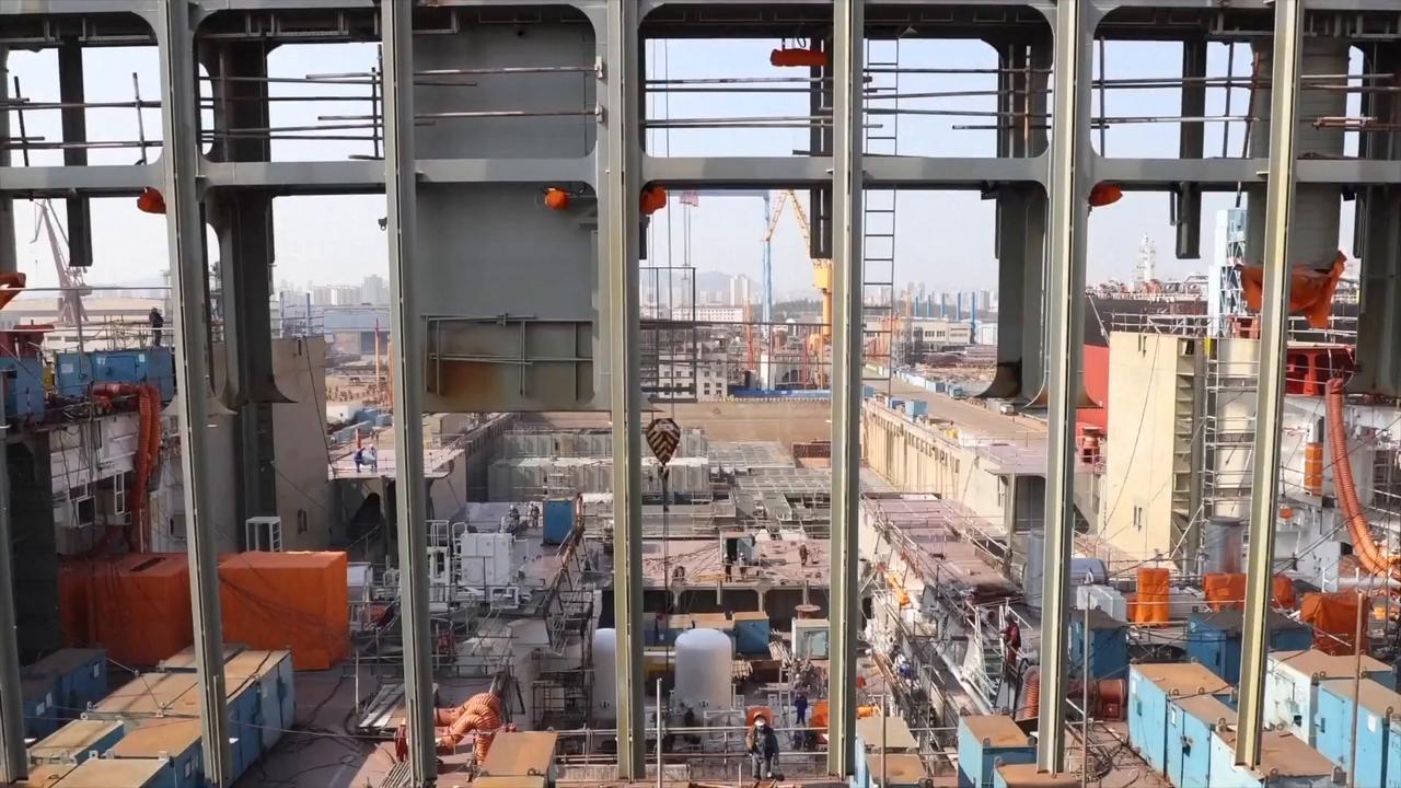 Video thumbnail for China: China leads global shipbuilding industry with strong Q1 performance.
