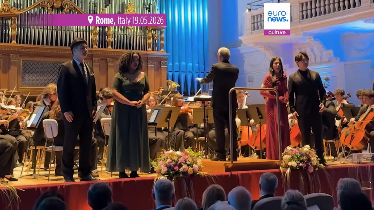 Video thumbnail for Italy and Kazakhstan celebrate cultural ties in Rome as Holy See embassy opens