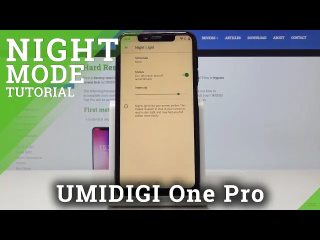 Video thumbnail for How to Enable Night Light in UMIDIGI One Pro – Activate Blue-light Filter