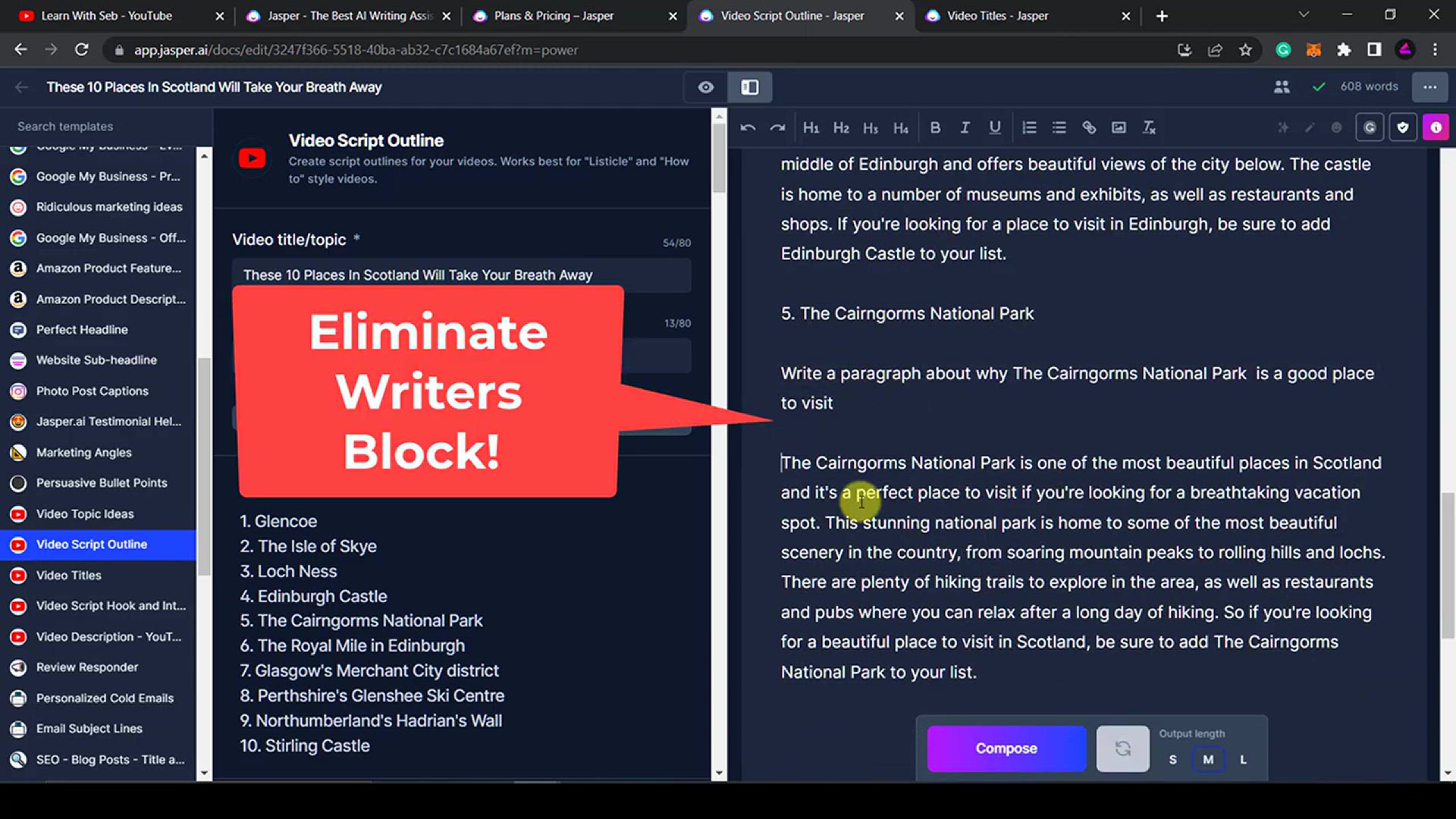 'Video thumbnail for How To Write Video Scripts In 10 Minutes… - No... Seriously'