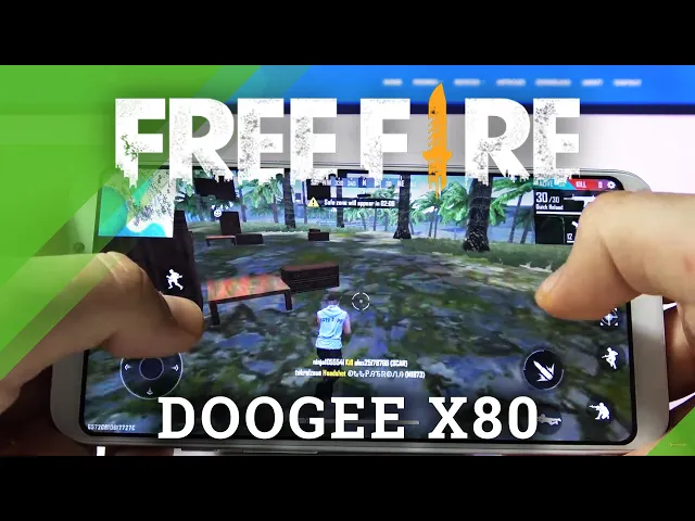 Video thumbnail for Garena Free Fire GamePlay Doogee X80