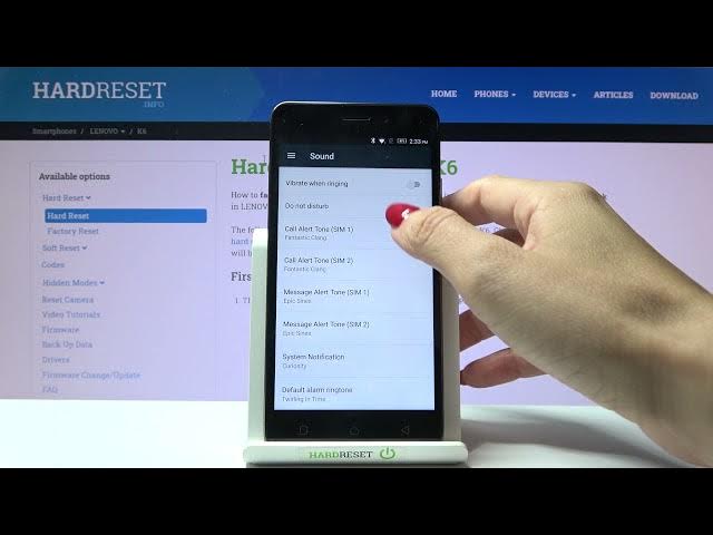 Video thumbnail for How to Change Ringtone on Lenovo K6 – Manage Ringtone