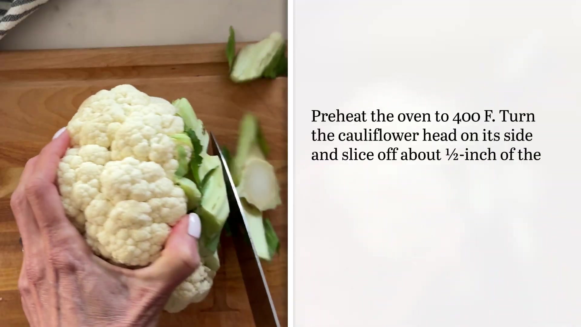 'Video thumbnail for Cheesy Low(er) Carb Cauliflower Nachos Recipe'