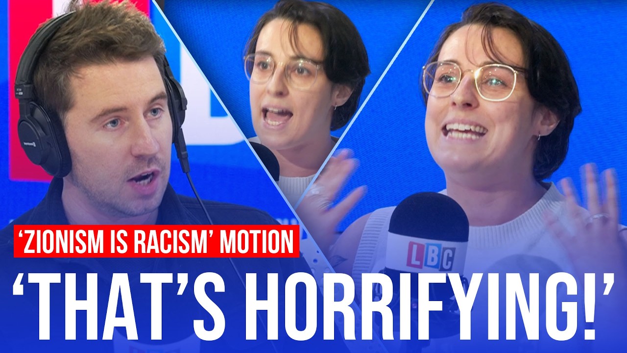 Video thumbnail for Debate: Green councillor confronted on 'Zionism is racism' motion