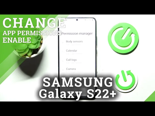 Video thumbnail for Samsung Galaxy S22+ How To Change Apps Permissions