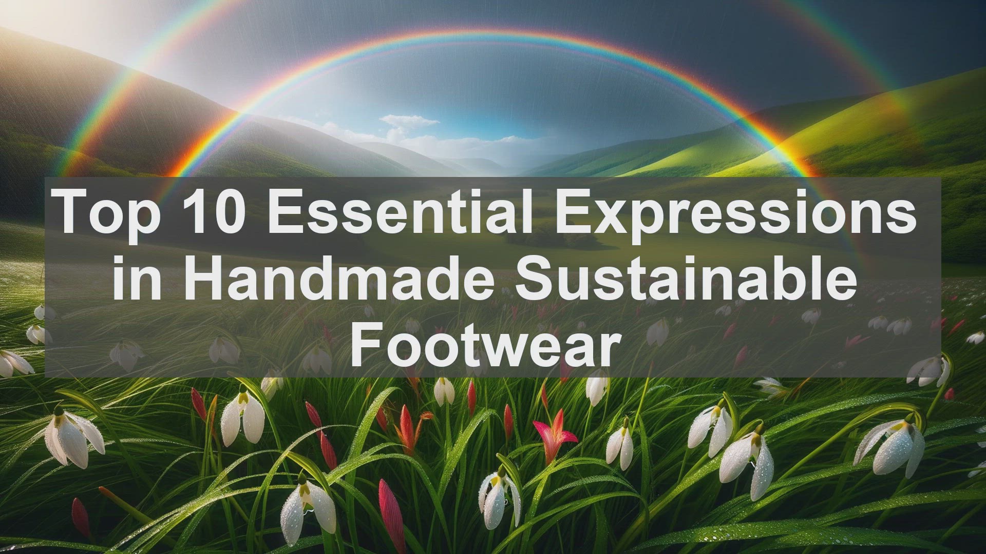 'Video thumbnail for Top 10 Essential Expressions in Handmade Sustainable Footwear'