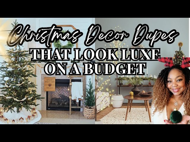 Video thumbnail for Designer Christmas Decor Dupes That Look Luxe On a Budget