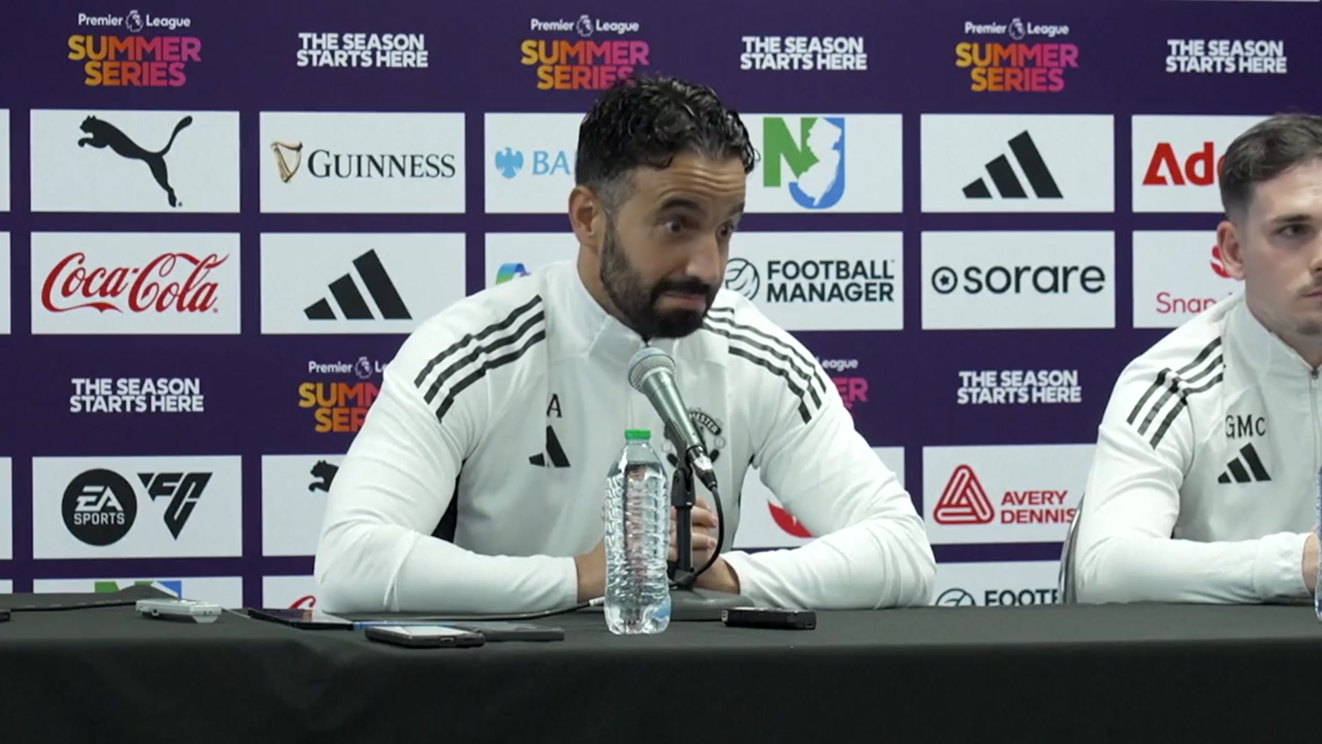 'Video thumbnail for Garnacho, Sancho and Antony could still have Man U future says Amorin ahead of U.S. tour'