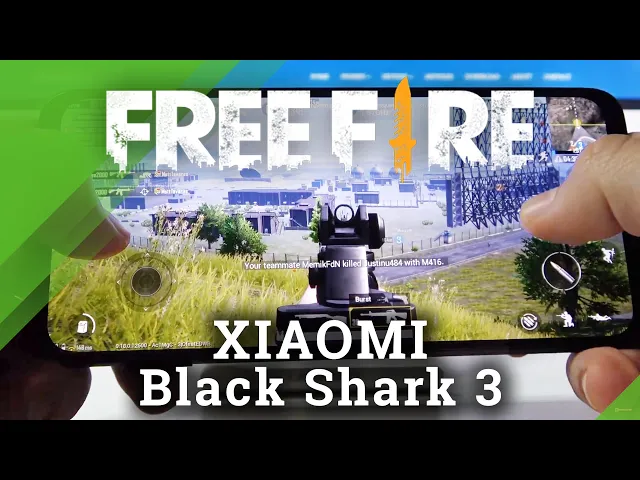 Video thumbnail for Garena Free Fire on XIAOMI Black Shark 3 – Garena Free Fire FPS Checkup / 90HZ