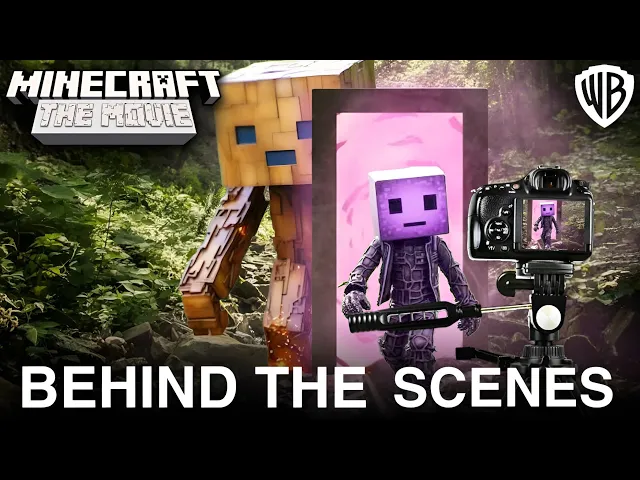Video thumbnail for MINECRAFT: The Movie (2025) - Behind The Scenes | Jack Black, Jason Momoa | Warner Bros.