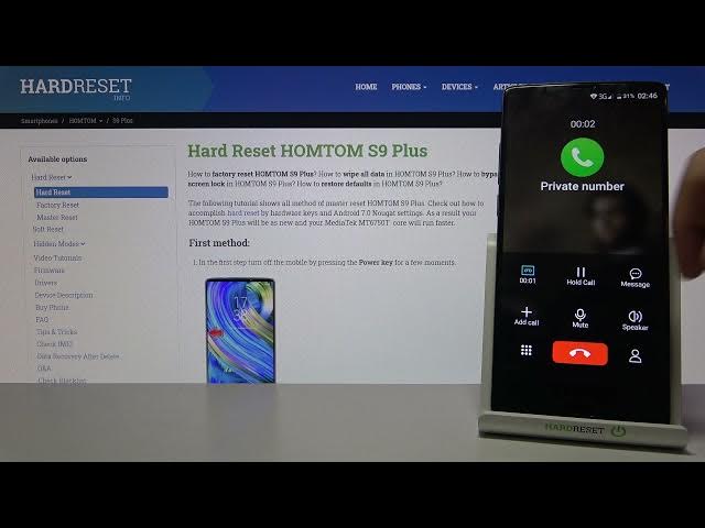 Video thumbnail for HOMTOM S9 PLUS Incoming Calls