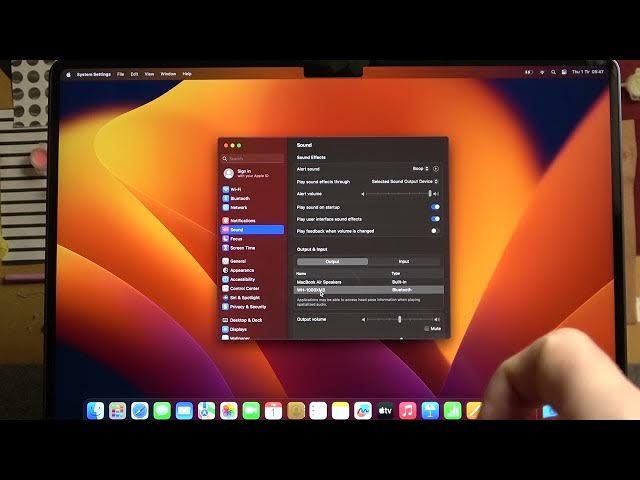 Video thumbnail for How To Change Sound Output Default Device Macbook Air M2 2023
