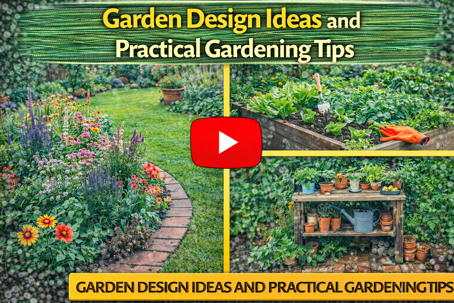 Video thumbnail for Garden Design Ideas and Practical Gardening Tips