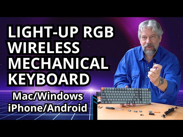 Video thumbnail for Type Better with the Keychron K17 Max Wireless Mechanical QMK Keyboard