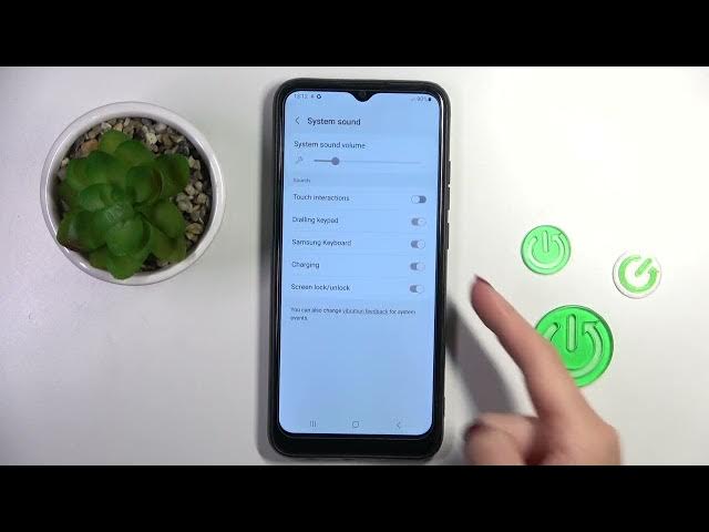 Video thumbnail for Turn On/Off Charging Sound on SAMSUNG Galaxy A03 - Sound Settings