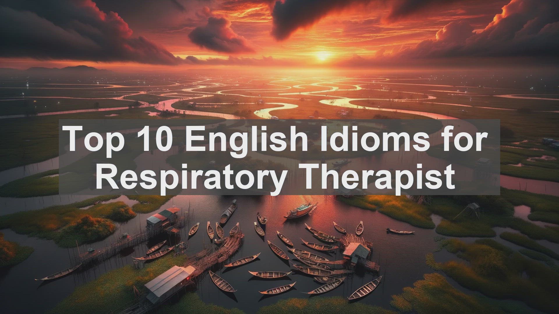 'Video thumbnail for Top 10 English Idioms for Respiratory Therapist'