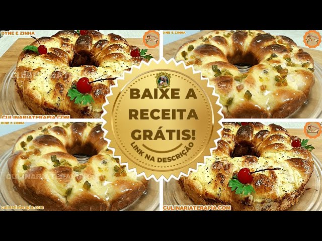 'Video thumbnail for 2 Receitas de Roscas de Natal Doce e Salgada Trançadas e Super Recheadas'