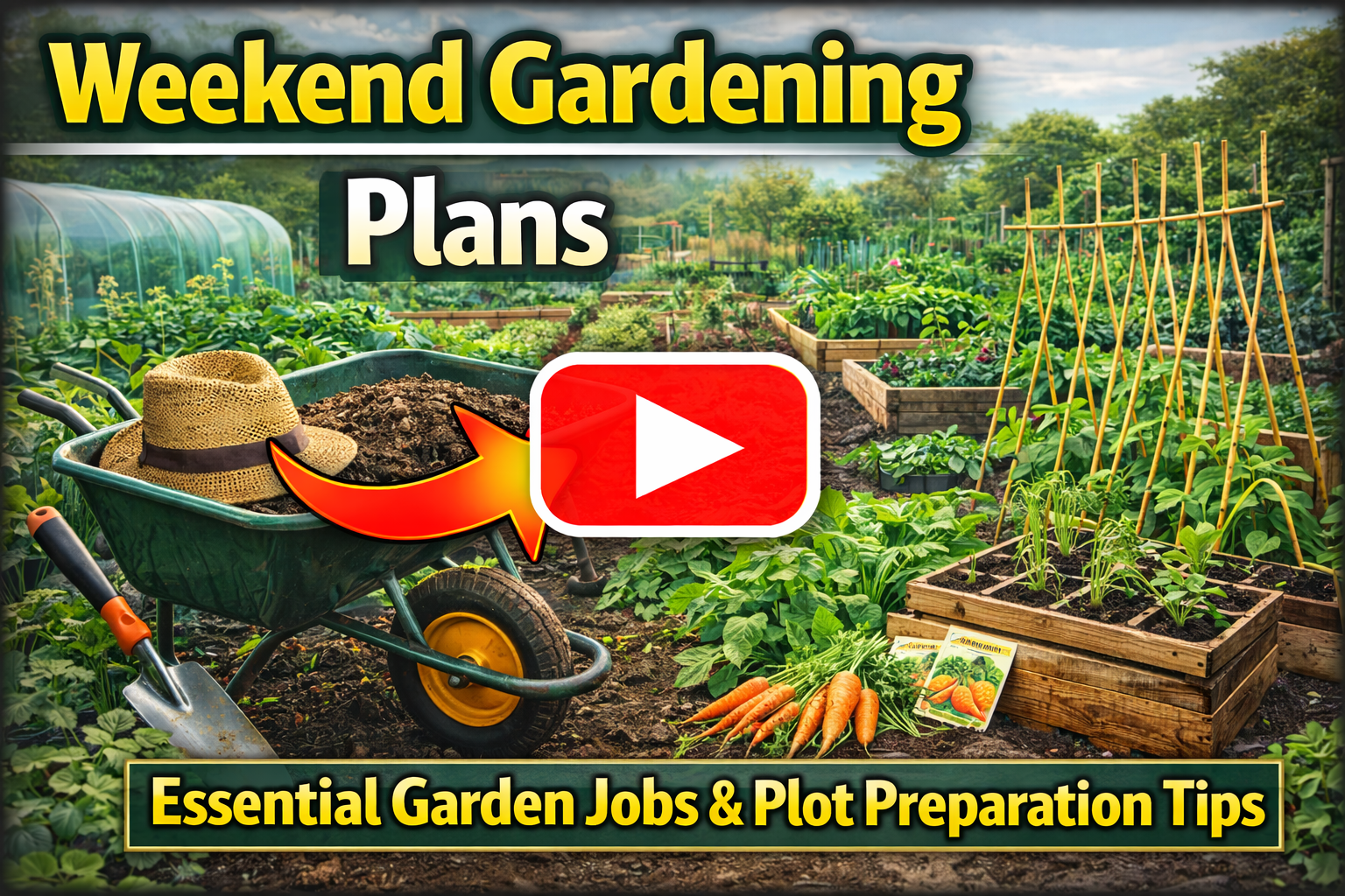 Video thumbnail for Weekend Gardening Plans | Essential Garden Jobs & Plot Preparation Tips