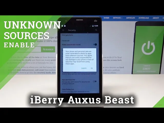 Video thumbnail for How to Install Unknown Apps in iBerry Auxus Beast - Allow Unknown Sources
