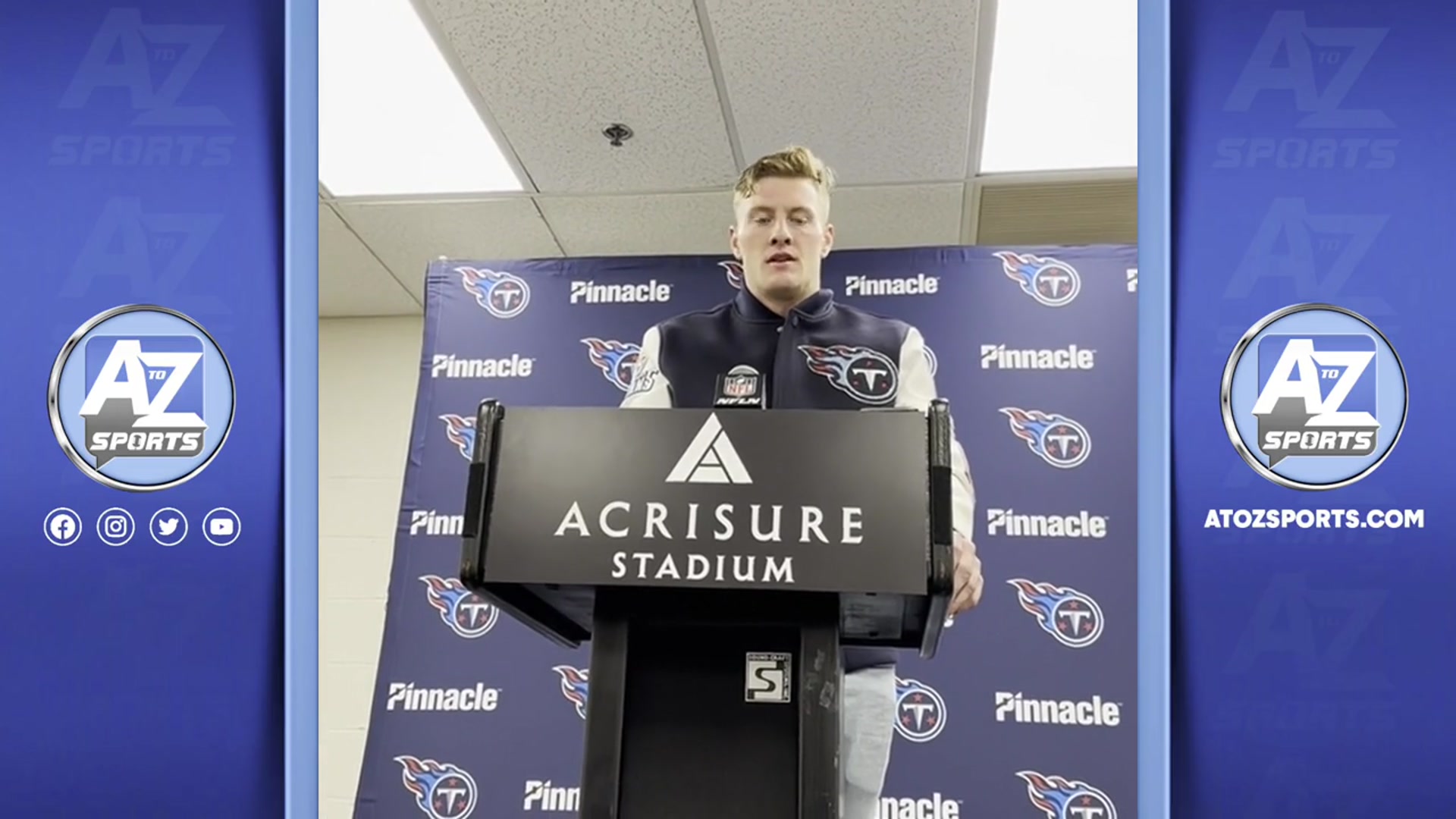 'Video thumbnail for Will Levis talks about missed opportunities that got the Titans beat'