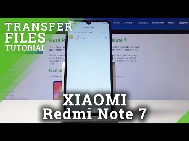 Video thumbnail for How to Transfer Files in XIAOMI Redmi Note 7 – Import / Export Data