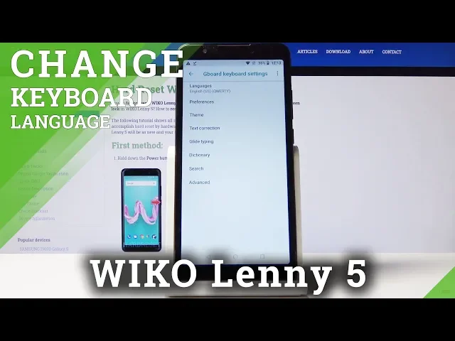 Video thumbnail for How to Change Keyboard Language in WIKO Lenny 5 – Keyboard Dictionary Options