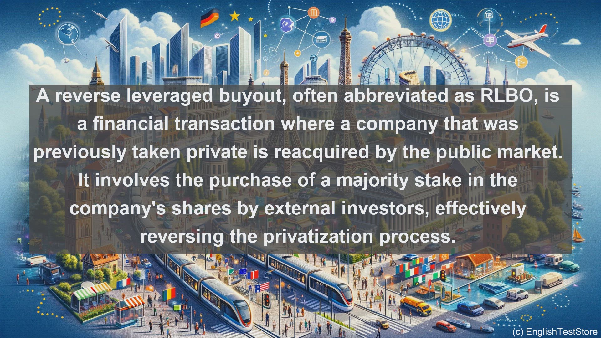 'Video thumbnail for Reverse leveraged buyout in economics and finance'