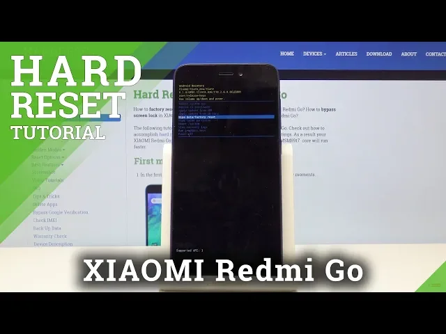 Video thumbnail for Factory Reset XIAOMI Redmi Go - How to Wipe Data