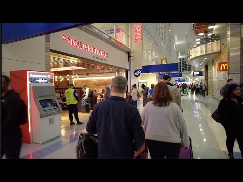 Video thumbnail for Dallas Fort Worth Airport Arrival & Connection Flight DFW