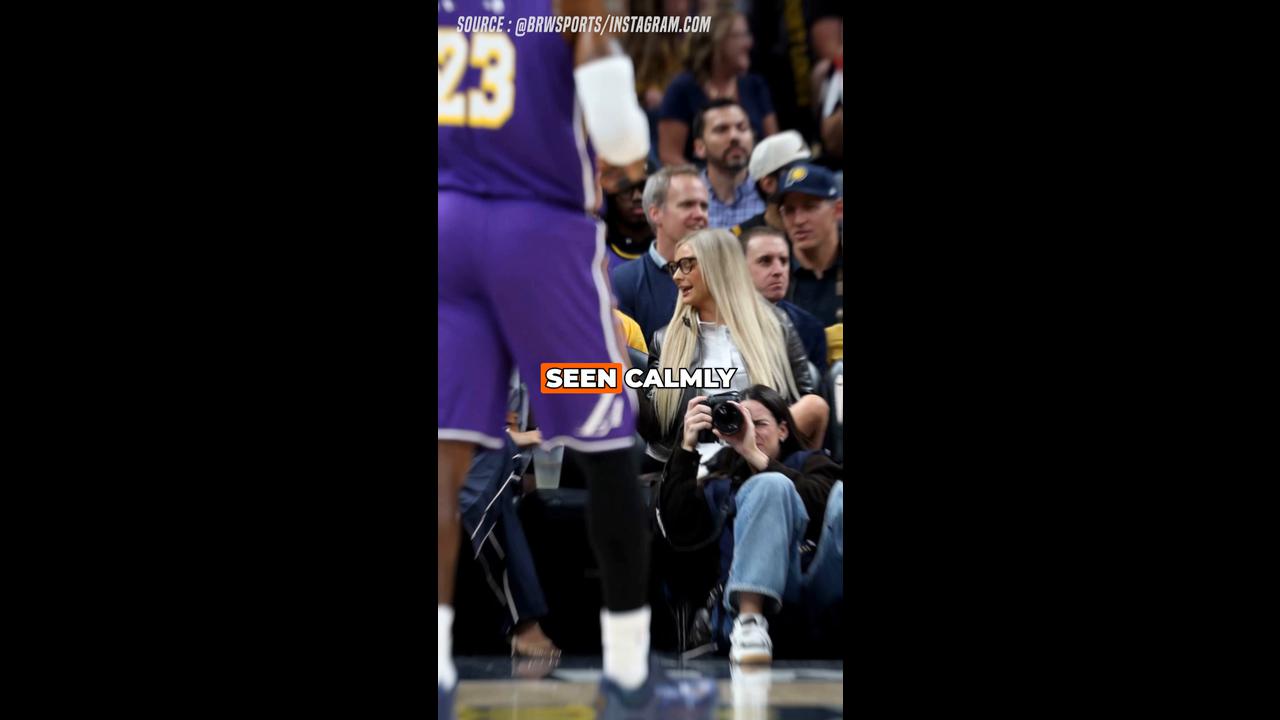 Video thumbnail for Caitlin Clark Casually Photographs LeBron’s Heated Ref Moment