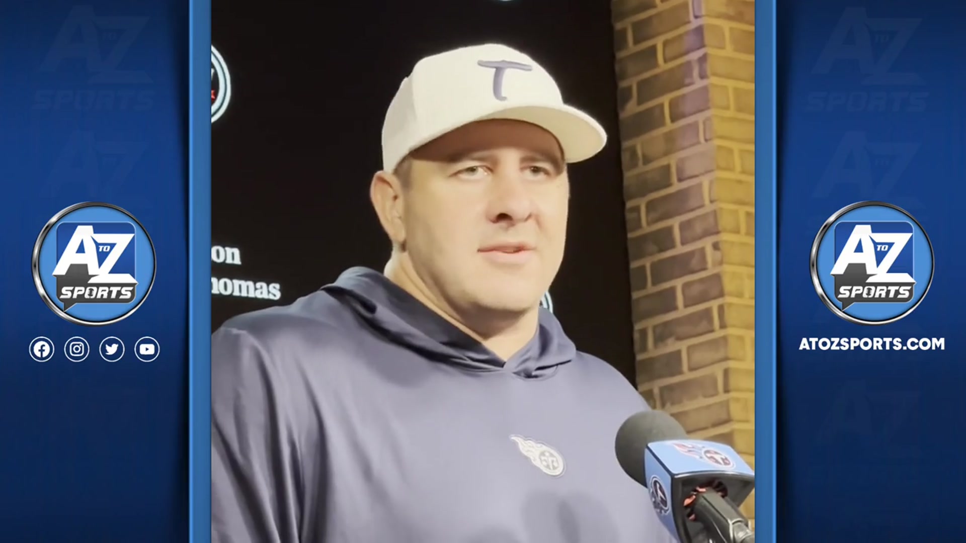 'Video thumbnail for Titans OL Daniel Brunskill gives very real, optimistic reaction to Saints loss'
