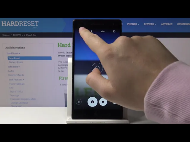 Video thumbnail for LENOVO Phab 2 Pro – Manage Camera Functions & Choose Photo Size