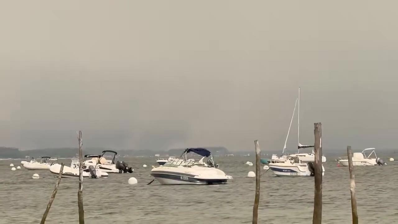 Video thumbnail for France: Tens of Thousands Evacuated From Cap Ferret as Gironde Wildfires Rage.