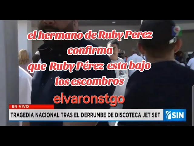 Video thumbnail for Rubi Pérez sique en los escombroEl reconocido merenguero dominicano Rubby Pérez
